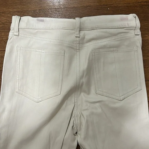 Rag & Bone cream leather pants - Picture 4 of 6